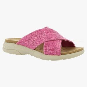 Easy Spirit Taite 2 Pink Slip On Comfort Slide Sandal - NWT